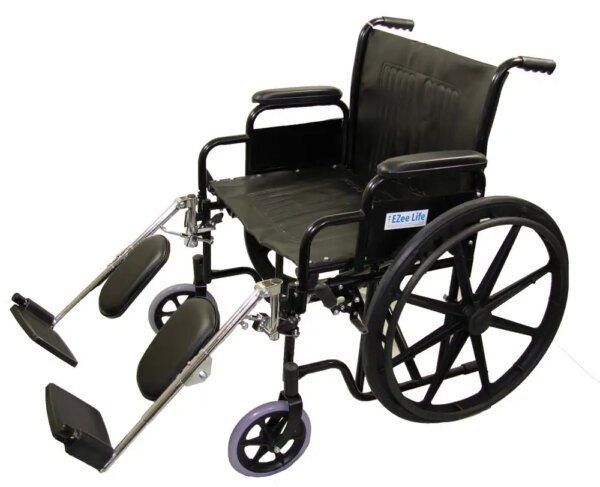 Heavy Duty Wheelchair with elevating Legrests