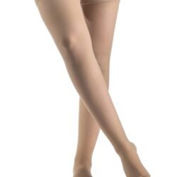 Sigvaris 230 Cotton Series Unisex Open Toe Thigh High Light Beige , 20 - 30mmHg - 232N