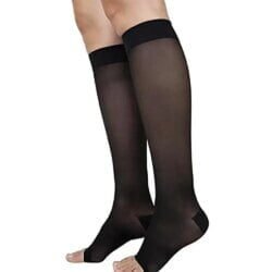 SIGVARIS 780 Style Sheer Knee Highs Long Open Toe